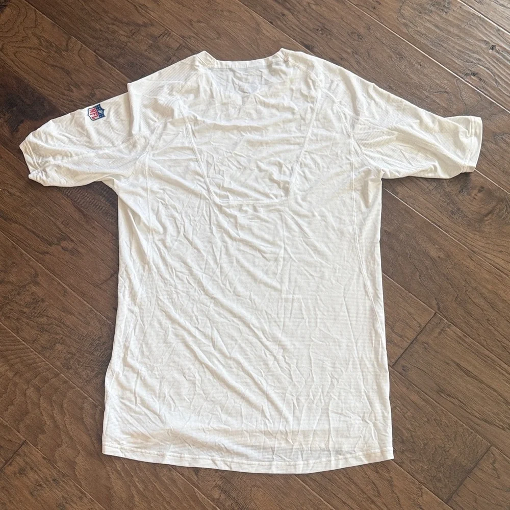 Nike White Men's Falcon’s NFL dri-fit shirt with Black Accents
